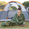 Amazon Basics Rechteckig Schlafsack für kaltes Wetter, zum Camping und Wandern, Queensize-Größe für zwei Personen, Double,