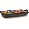 Tefal Tischgrill Malaga TG3918 | Elektrogrill | Regelbarer Thermostat | Antihaftbeschichtete Grillplatte, 2/3 Grill, 1/3