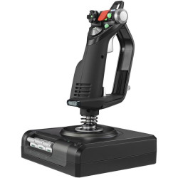 Logitech G Saitek X52 Pro Flight Control System, Schubregler und Stick-Simulationscontroller für Weltraum-Simulationen,