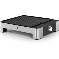WMF Lono Tischgrill Quadro, Indoor Grill, Elektrogrill klein mit kompakter Grillfläche, spülmaschinenfest, 1250 W
