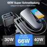 4 in 1 Zigarettenanzünder USB C 66W Handy Schnelles Auto Ladegerät Adapter, Auto Zubehör Reise Gadgets, Travel Essentials