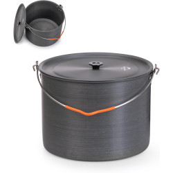 Naturehike Camping Suppentopf Kochgeschirr mit Deckel Groß Outdoor Tragbares Hängetopf Kochset für 1-6 Personen