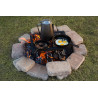 Amazon Basics - Robuster, klappbarer Camping-Grill