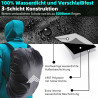 Frelaxy Regenschutz für Rucksäcke Schulranzen(15-90L), Wasserdichter Rucksack Regenhülle Regencape mit Reflektoren &
