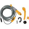 Campingdusche 12v, Tragbar Gartendusche Camping Dusche Outdoor Duschkopf mit Schlauch Haken, für Auto Kfz Wohnwagen Wohnmobil