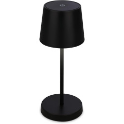 BRILONER – LED Tischlampe Kabellos, Dimmbare Nachttischlampe Touch, Schreibtischlampe, Leselampe, Tischleuchte Outdoor und