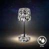 BRILONER – LED Tischlampe Kabellos, Dimmbare Nachttischlampe Touch, Schreibtischlampe, Leselampe, Tischleuchte Outdoor und