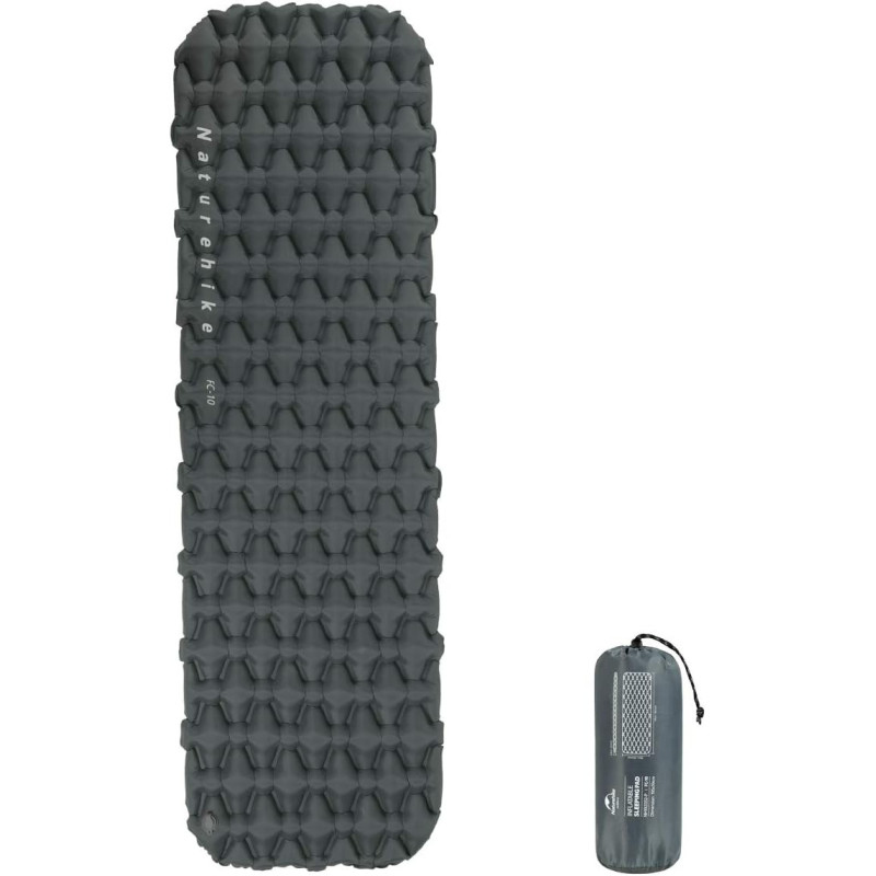 Naturehike Ultraleichte aufblasbare Isomatte Einzelne Schlafmatten 6,5 cm Dicke aufblasbare Schlafmatten Outdoor Kompakt und