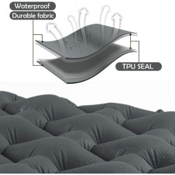 Naturehike Ultraleichte aufblasbare Isomatte Einzelne Schlafmatten 6,5 cm Dicke aufblasbare Schlafmatten Outdoor Kompakt und