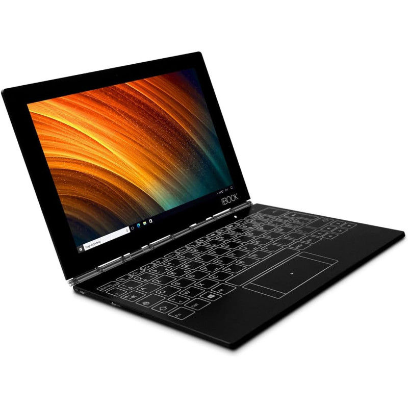 Lenovo 2-in-1 Laptop - Yoga Book YB1-X91F | 10,1 Zoll Full HD Touchscreen Display | Intel QuadCore Prozessor | Windows Tab 64 GB