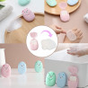 300 Stücke Mini Reisen Papier, Seifenblätter Reisen, Papier Seife, Soap Paper, Tragbare Seife mit KunStstoffbox, für Unterwegs