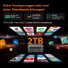 Blackview 2025 MP100 Mini PC W-11 Pro, АMD Ryzen 7 5825U(8C/16T, bis zu 4,5 GHz), Zweikanal 32GB DDR4, 1TB M.2 SSD, WiFi6,