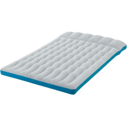 Intex 67999 – Aufblasbare Doppel-Campingmatratze, Laminat, Grau und Hellblau, 127 x 193 x 24 cm