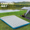 Intex 67999 – Aufblasbare Doppel-Campingmatratze, Laminat, Grau und Hellblau, 127 x 193 x 24 cm