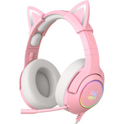 PHNIXGAM RGB Kopfhörer Ständer mit 3.5mm AUX und 3 USB 2.0 Anschlüsse, Universeller Gaming-Headset Ständer Halter für Gamer