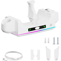 Ladestation für 3S Virtual Reality Controller Ladestation mit einfacher Installation und Aufbewahrung Headsets Controller