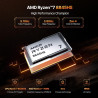 ACEMAGIC Cyberpunk RGB AI Mini PC Gaming AMD Ryzen 7 8845HS (bis zu 5,1 GHz), 32GB DDR5 1024GB (1TB) NVME PCIE 4.0 SSD Micro