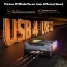ACEMAGIC Cyberpunk RGB AI Mini PC Gaming AMD Ryzen 7 8845HS (bis zu 5,1 GHz), 32GB DDR5 1024GB (1TB) NVME PCIE 4.0 SSD Micro