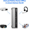 MEDION S20 Mini PC (Slim, Intel Core i5-12400T, 512GB SSD, 16GB DDR4 RAM, VESA Halterung, USB-C, WLAN, Win 11 Home)