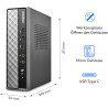 MEDION S20 Mini PC (Slim, Intel Core i5-12400T, 512GB SSD, 16GB DDR4 RAM, VESA Halterung, USB-C, WLAN, Win 11 Home)