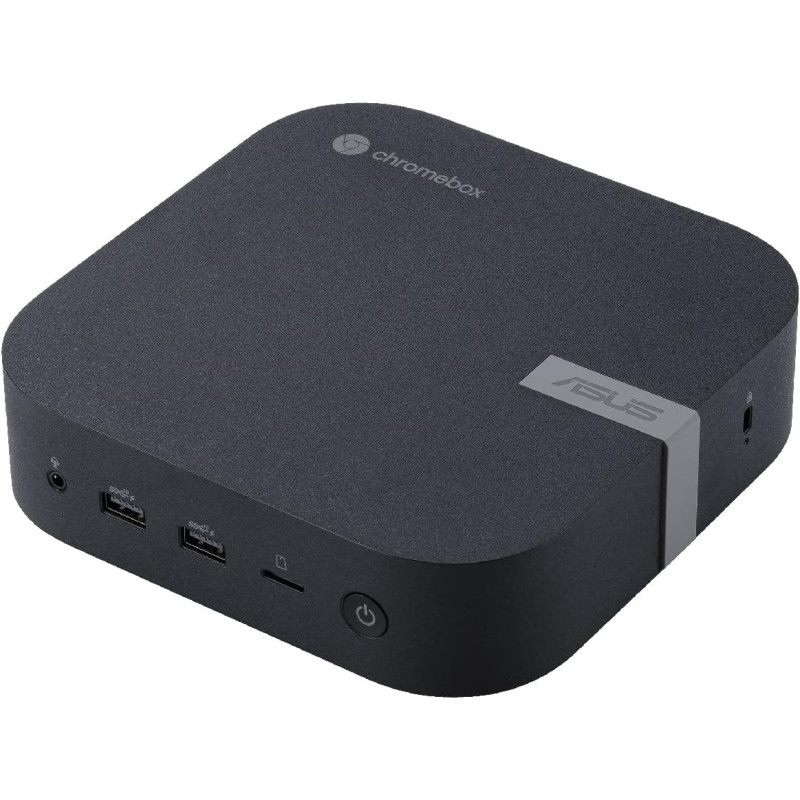 ASUS Mini PC CHROMEBOX5-SC002UN mit Intel Celeron 7305 – Kompakter Desktop-PC für Schule & Büro – 4GB RAM, 128GB SSD, WiFi 6E,