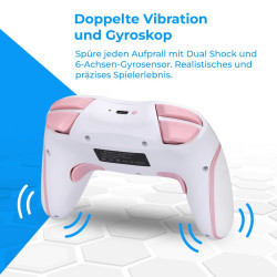 NK Wireless Switch Controller, kompatibel mit Switch/OLED/Lite/Pro, mit Wake-Funktion, Makro-Einstellungen, Bluetooth,