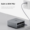 Beelink Mini PC EQR5, Ryzen 5 5650U(6C/12T bis zu 4,2Ghz), AMD Mini Computer 16GB DDR4 500GB M.2 PCIe3.0 SSD, 4K Dual