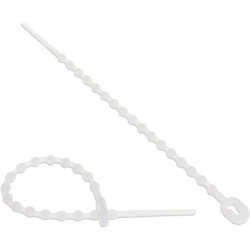 InLine 59977A 100er Pack Kabelbinder Kugelbinder natur, Länge 100mm