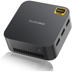 Blackview MP80 Mini PC W-11 Pro, Intel 12.Gen N95(bis zu 3,4GHz) 16GB DDR5 RAM 512GB M.2 SSD Micro Desktop Computer,4k Triple
