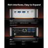 ACEMAGIC M1 Mini PC, AMD Ryzen 7 6800H (8C/16T, bis zu 4,7 GHz), Mini Computer mit 16 GB DDR5 512 GB M.2