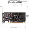 SAPLOS Radeon HD 6570 Grafikkarte, 2 HDMI, 1G GDDR3 64-bit, Video Cards PC, Low Profile Graphics Card, Computer GPU, PCI Express