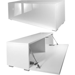 Milionmeblicom Fernsehtisch Fernsehschrank TV Verdeckter Griff mit Soft-Close Lowboard Hängeschrank- Hängend Oder Stehend für