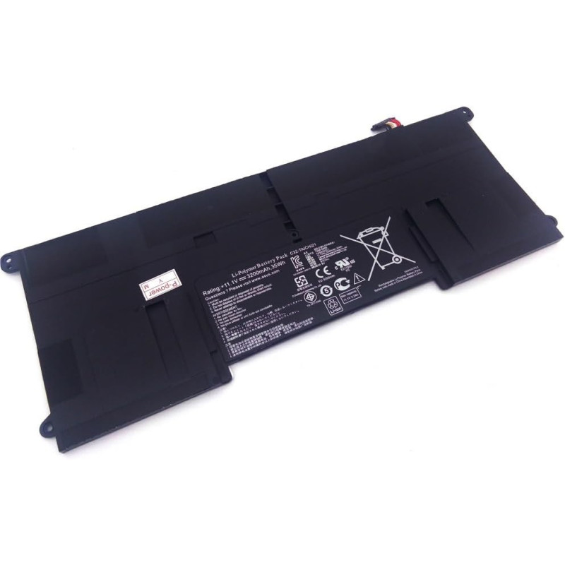 C32-TAICHI21 Laptop-Akku Kompatibel mit Asus Ultrabook Taichi 21/Taichi 21-CW003H/21-DH51 11,1 V 3200 mAh 35 Wh Original-Akku C32-TAICHI21 Laptop-Akku Kompatibel mit Asus Ultrabook Taichi 21/Taichi 21-CW003H/21-DH51 11,1 V 3200 mAh 35 Wh Original-Akku
