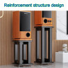 Modernes AV-Schrank-Audio-Rack – 3-stöckiger Stereo-Media-Ständer für TV, Audio-Videoturm, Aufbewahrung, Heimkino-Möbel, 35 x 35