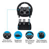 Logitech G29 Driving Force Gaming Rennlenkrad - UK-Stecker, Schwarz