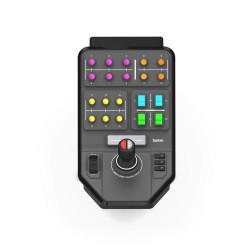 Logitech G Saitek Farm Sim Controller, Farming Simulator Bundle bestehend aus Lenkrad, Steuerkonsole, Gas- und Bremspedal, 900°