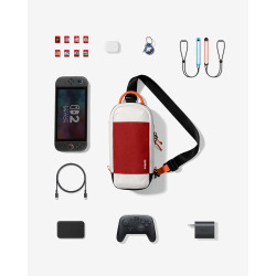 tomtoc Sling Bag Umhängetasche für Nintendo Switch 2 Konsole 2025, Rundumschutz Crossbody Bag Schultertasche mit 8