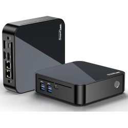 DreamQuest Mini PC Windows 11Pro vorinstalliert Intel N150 der 12. Generation (bis zu 3,6 GHz) 16GB DDR4 RAM+512 GB SSD,Micro