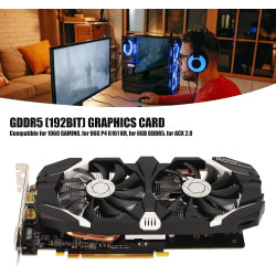 GTX1060 6 GB GDDR5 192-Bit-Gaming-Grafikkarte, 4K HDR 8008 MHz Speicherfrequenz-Computergrafikkarte, GPU-Grafikkarte mit Zwei