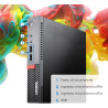 Lenovo ThinkCentre, Mini PC Tiny, Intel i5-6400T 4 Core 2,2 GHz, RAM 8 GB SSD 256 GB, Win 10, Desktop Mini sofort einsatzbereit