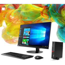 Lenovo ThinkCentre, Mini PC Tiny, Intel i5-6400T 4 Core 2,2 GHz, RAM 8 GB SSD 256 GB, Win 10, Desktop Mini sofort einsatzbereit