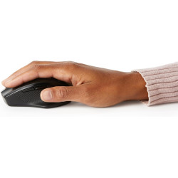 Amazon Basics Ergonomische kabellose USB Maus - DPI einstellbar - Schwarz