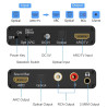 Rensaday HDMI ARC Audio Extractor mit 24bit DAC - HDMI/Optical zu Optical, ARC, RCA & 3,5-mm - 5.1/2.0 Kanal 192kHz & CEC