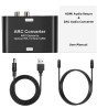 Rensaday HDMI ARC Audio Extractor mit 24bit DAC - HDMI/Optical zu Optical, ARC, RCA & 3,5-mm - 5.1/2.0 Kanal 192kHz & CEC