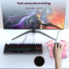 TECKNET Mauspad mit Gelkissen, Memory Foam Mousepad Ergonomisches Wasserdicht Komfort Mausmatte mit Handgelenkpolster