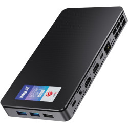 MeLE Mini PC Overclock4C N100 mit 32GB RAM und 512GB Speicher, Reddot Gewinner, Mini Desktop Computer, Dual HDMI und 1x USB-C,