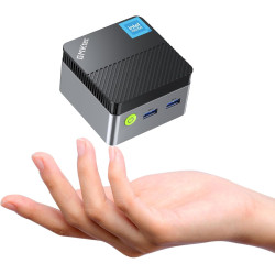 GMKtec G5 Mini PC N97 (übertrifft N150/N100/N95), Mini Computer, 12th Gen OS Alder Lake N97 (bis zu 3,60 GHz), 12GB DDR5, 512GB