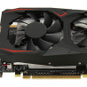 Goshyda Gaming-Grafikkarte, GTX1050Ti 4 GB DDR5 128 Bit DVI VGA HDMI-Schnittstelle, Computer-Grafikkarte mit Dual-Lüfter-Kühlung