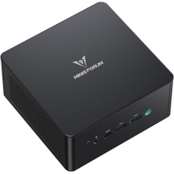 MINIS FORUM UM890 Pro Mini PC - AMD AI Ryzen 9 8945HS, 8 C/16 T, Radeon 780M GPU, 64GB DDR5 RAM, 1TB M.2 SSD, HDMI 2.1, DP 1.4,