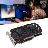 Yunir RX 580 8GB DDR5 256BIT Computer Gaming, PCI Express 3.0 16X Steckplatz, Grafikkarten Leise Plug-and-Play-Grafikkarte mit